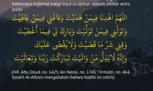 Cara Membaca Doa Qunut Witir Lengkap Tuntunan Rasulullah Shahih