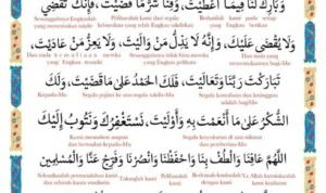 Cara Membaca Doa Qunut Witir Sesuai Mazhab Syafi'i