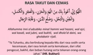 Contoh Doa Penghilang Rasa Cemas