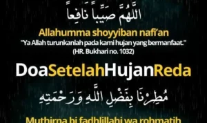 Contoh Doa Setelah Hujan Reda yang Praktis