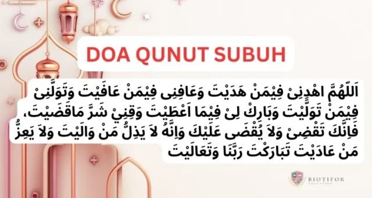 Definisi dan Keutamaan Doa Qunut Subuh