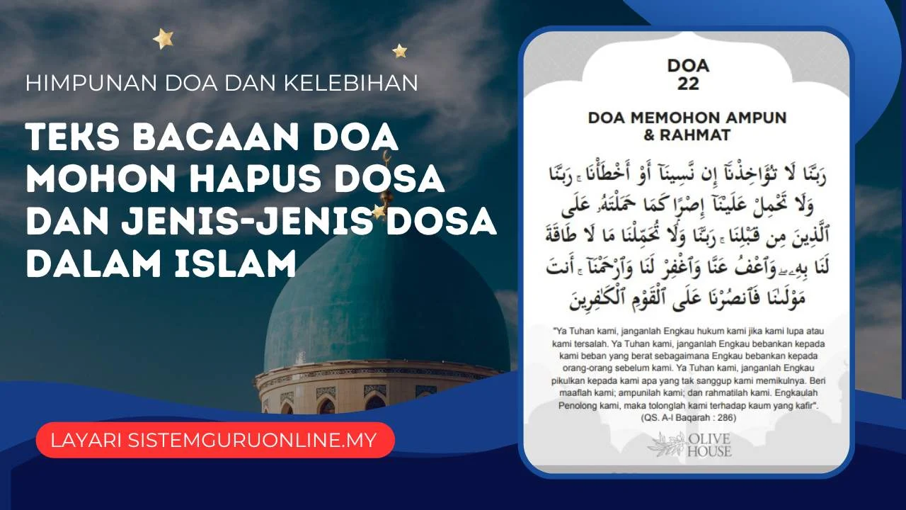 Doa agar Dosa Dihapuskan: Panduan Praktis dalam Islam