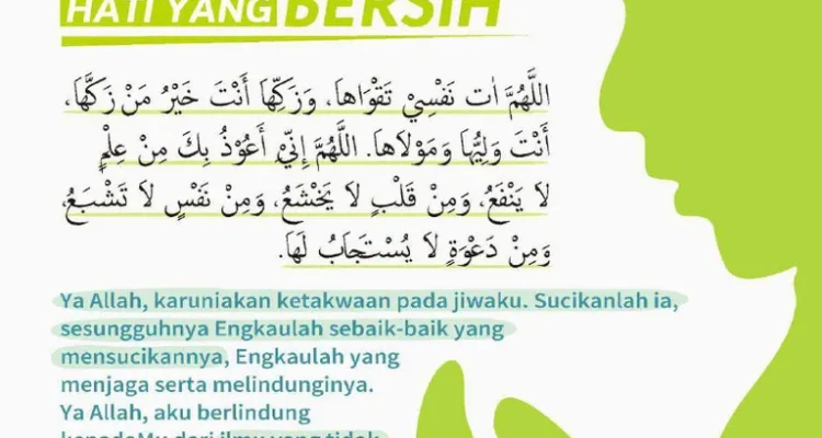Doa Agar Hati Selalu Bersih