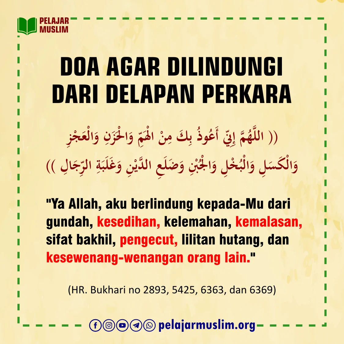 Doa agar keluarga dilindungi Allah