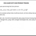 Doa agar pikiran tenang: Tata cara dan bacaan utama