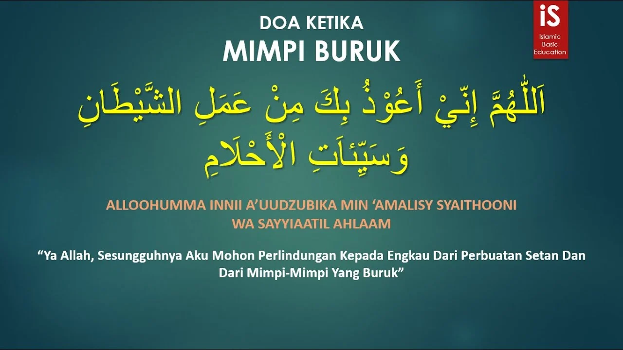 Doa agar terhindar dari mimpi buruk: Tata Cara dan Makna
