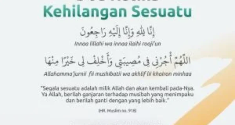 doa ketika kehilangan: Mengapa Penting?