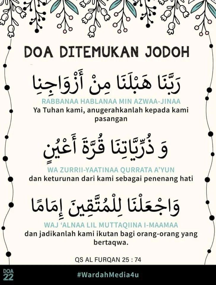 Doa Mencari Jodoh: Makna dan Tujuan Spiritual
