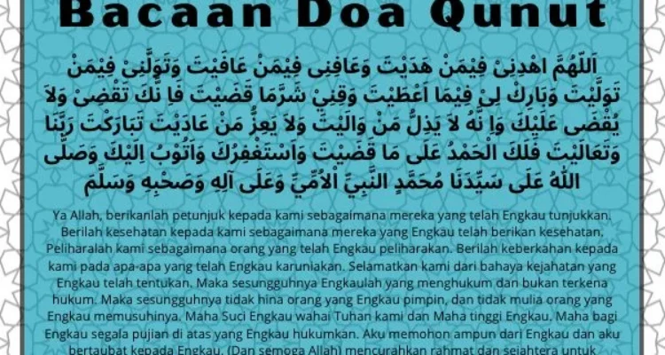 Doa Qunut Mazhab Syafii: Pengertian dan Cara Membacanya