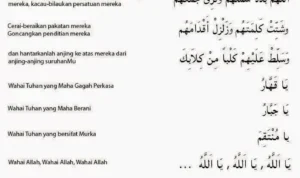 doa qunut nazilah bacaan lengkap untuk kajian masjid: Teks Arab, Latin, dan Terjemahan