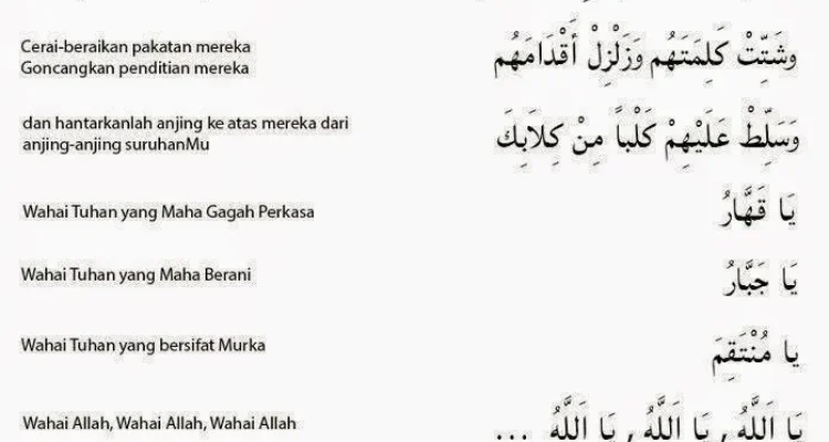 doa qunut nazilah bacaan lengkap untuk kajian masjid: Teks Arab, Latin, dan Terjemahan