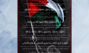 Doa Qunut Nazilah Lengkap Tulisan Kaligrafi