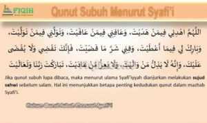Doa Qunut Subuh dalam Mazhab Syafii