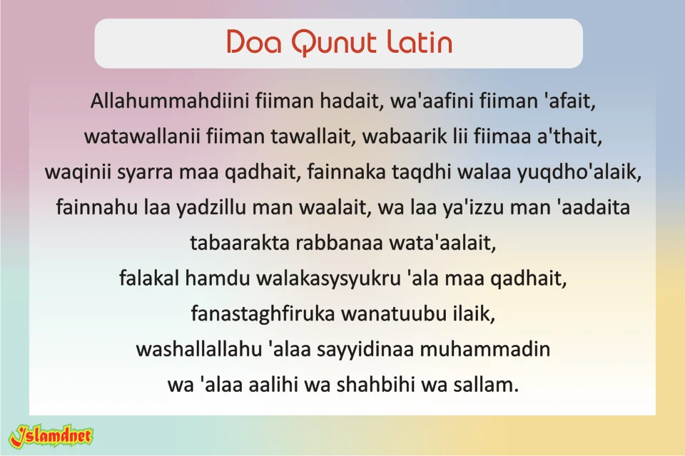 Doa Qunut Subuh Lengkap Arab Latin Arti Terbaru 2026