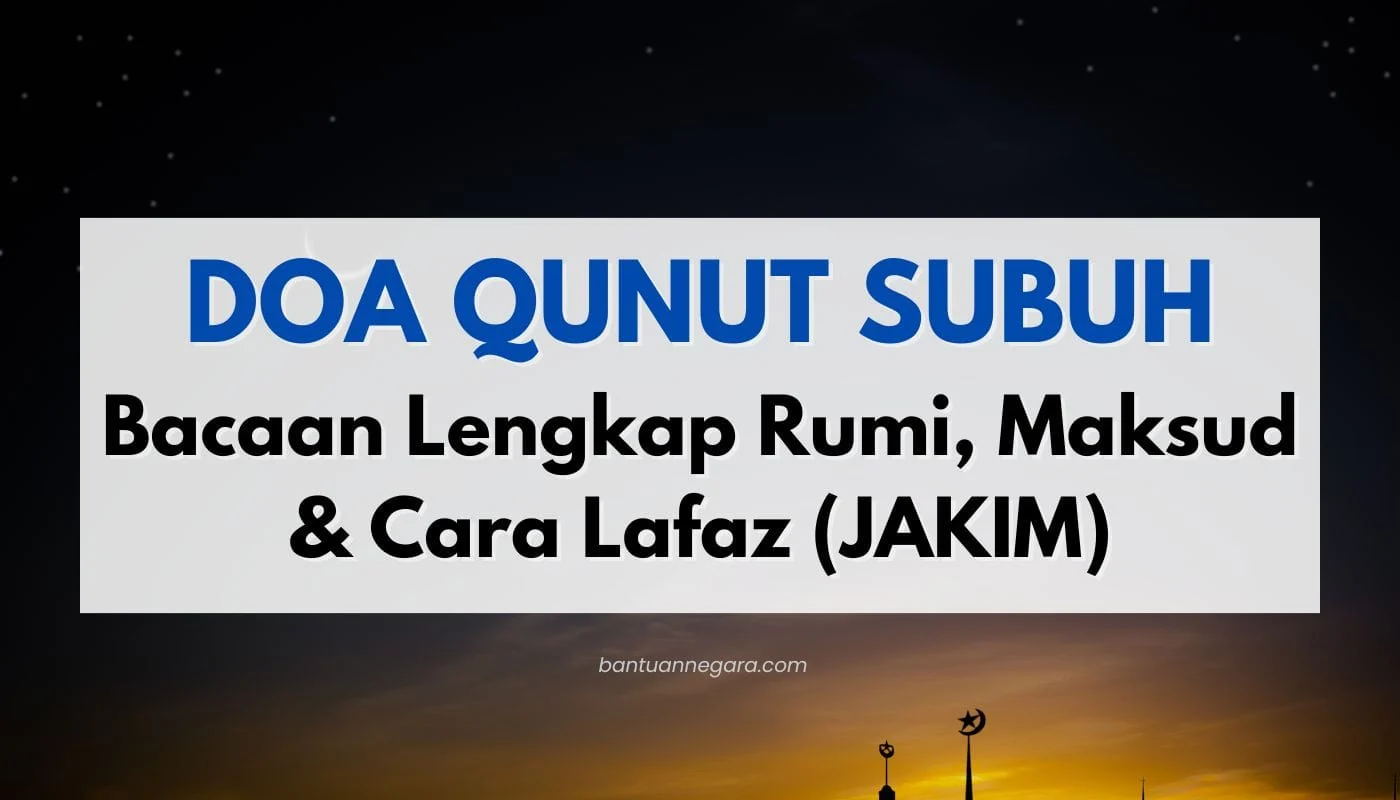 Doa Qunut Subuh Lengkap Audio Bacaan Imam Terkenal