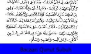 Doa Qunut Subuh Lengkap Update Terbaru Hari Ini