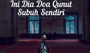 Doa Qunut Subuh saat Sendiri