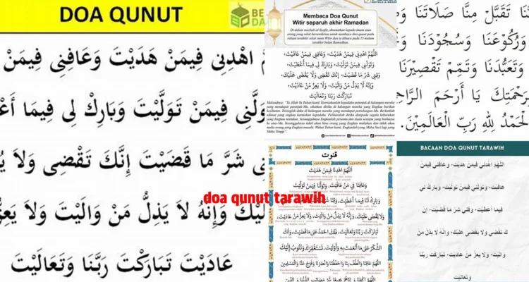 Doa Qunut Tarawih: Pengertian, Sejarah, dan Makna