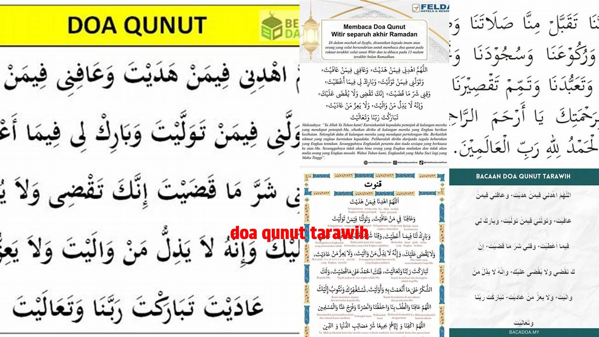 Doa Qunut Tarawih: Pengertian, Sejarah, dan Makna