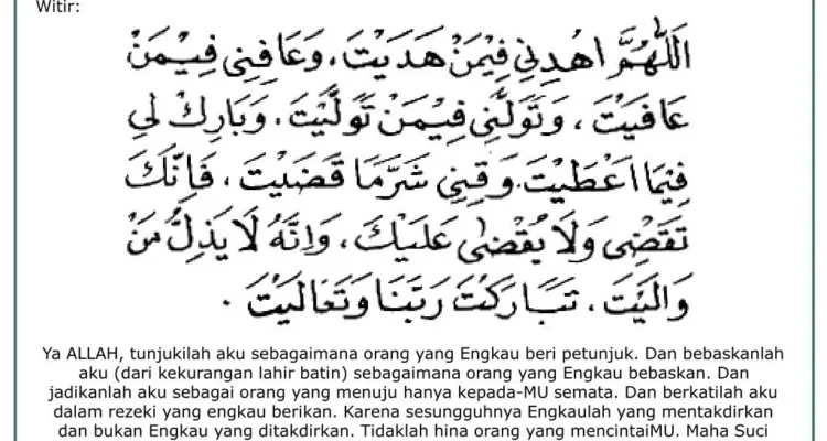 doa qunut witir konten seo volume tinggi terbaru: Strategi Penelitian Kata Kunci