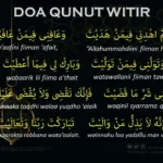 Doa Qunut Witir Lengkap Arti Perkata Bahasa Indonesia