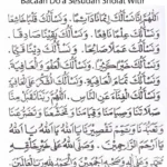 doa qunut witir lengkap bacaan sholat witir: Panduan Langkah demi Langkah