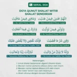 Doa Qunut Witir Lengkap Panduan Ibadah Sesuai Sunnah