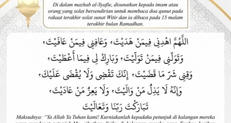 doa qunut witir lengkap volume pencarian tinggi: Panduan Utama untuk Membaca dan Memaknai