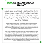 doa setelah sholat hajat: tata cara dan bacaan utama