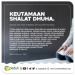 doa shalat dhuha: pengertian dan keutamaan