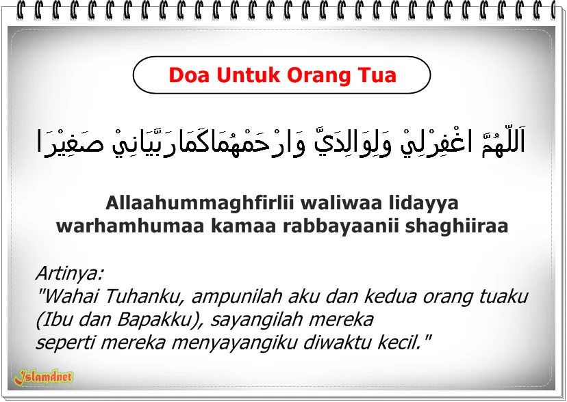 Doa untuk Memohon Maaf kepada Orang Tua