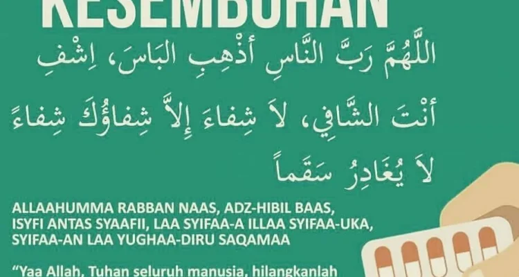 Doa untuk memperbaiki kesehatan secara menyeluruh