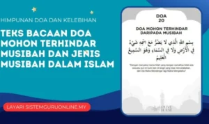 Doa untuk Menghindari Musibah: Panduan Lengkap