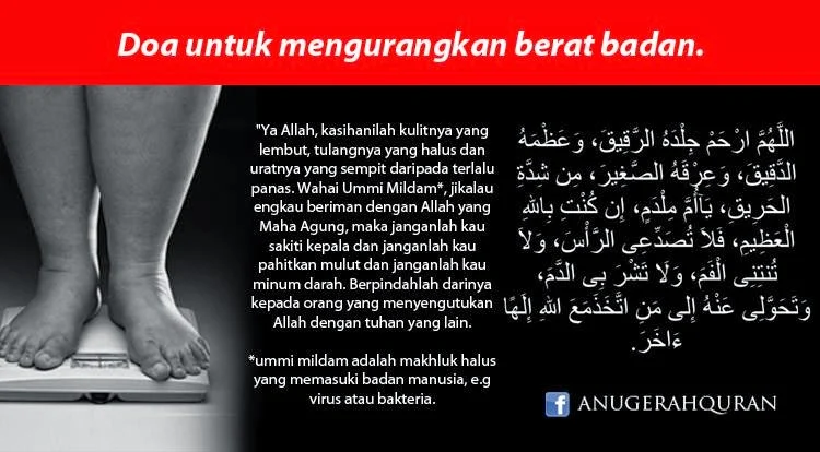 Doa untuk Menurunkan Berat Badan: Tips dan Ide
