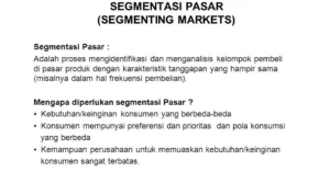 Implementasi di Berbagai Segmen Pasar