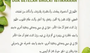 Keutamaan Membaca Doa Setelah Sholat Istikharah