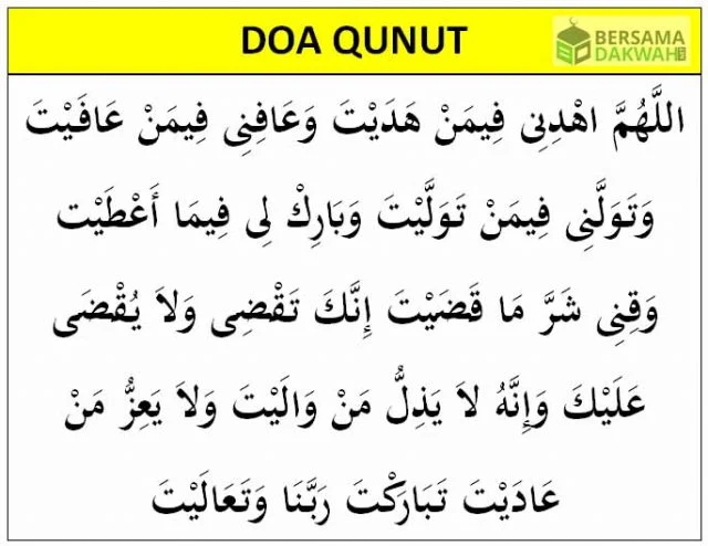 lafadz doa qunut: Pengertian, Sejarah, dan Penulisan yang Tepat