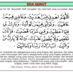 Langkah-Langkah Menulis Tulisan Doa Qunut yang Benar