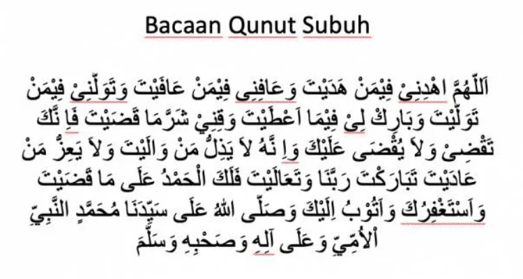 Langkah-Langkah Praktis Melakukan Doa Qunut Subuh Sendiri