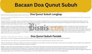 Manfaat Doa Qunut Subuh Setelah Rukuk