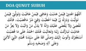 Penjelasan Makna Setiap Bagian Doa Qunut Subuh