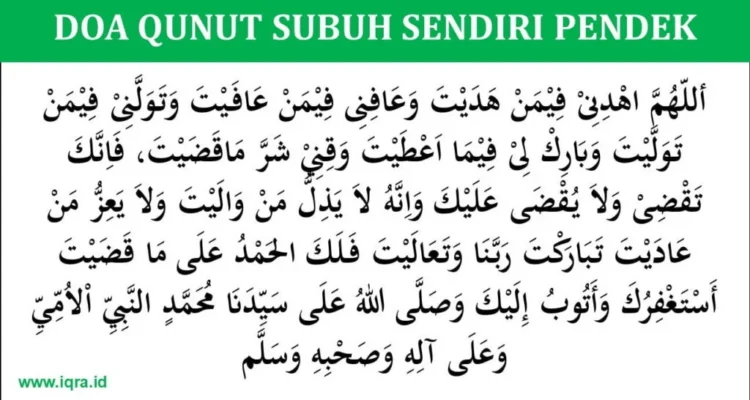 Sejarah dan Dalil Doa Qunut Subuh Sesuai Sunnah Rasul