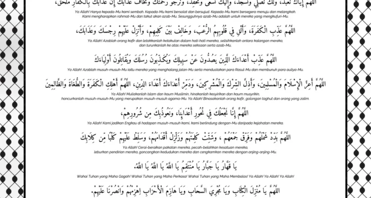 Sejarah Doa Qunut Nazilah