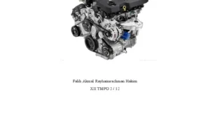 Spesifikasi Mesin Mobil Buatan Indonesia