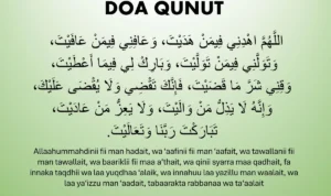 Tips Membaca Doa Qunut Nazilah Lengkap Arab Latin dan Arti Terbaru dengan Khusyuk