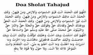 bacaan doa tahajud paling lengkap