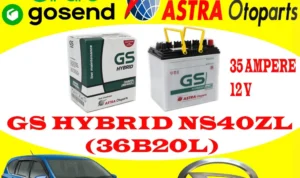 Berapa ampere aki mobil Daihatsu Sigra 1.2 yang direkomendasikan pabrikan?