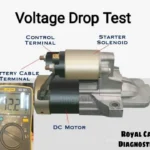 Berapa voltase drop yang aman saat starter mobil mesin modifikasi?