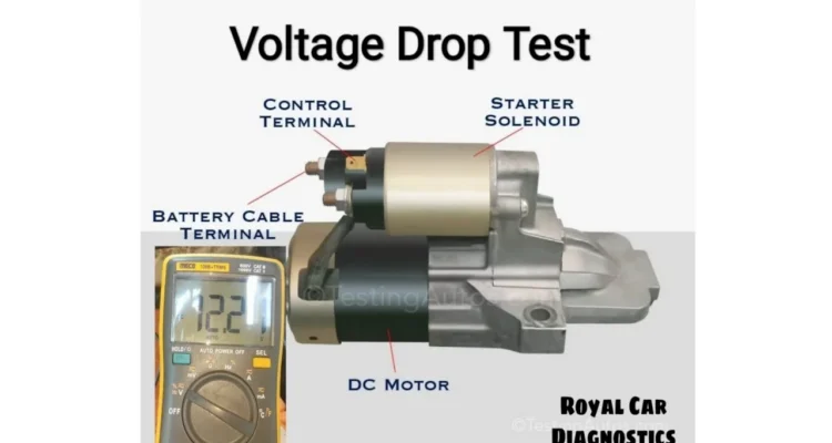 Berapa voltase drop yang aman saat starter mobil mesin modifikasi?