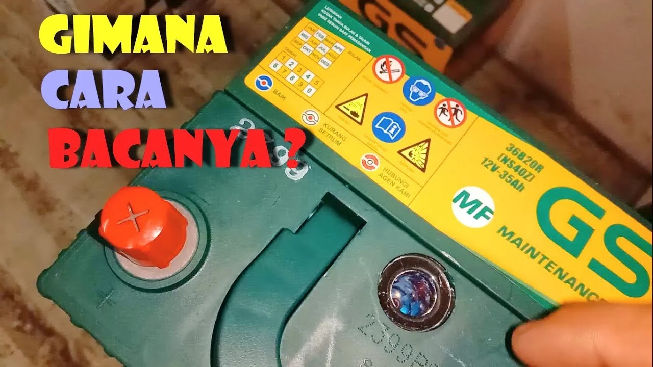 Cara baca indikator warna pada aki kering (Magic Eye): Penjelasan Warna dan Maknanya